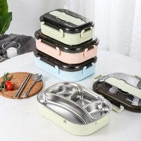 Amazon Top Seller 2020 Leak Proof Stainless Steel Food Container Bento Lunch Box 1300ml